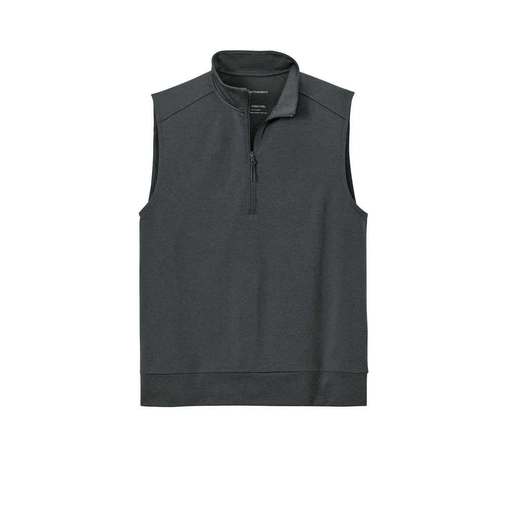 Port Authority® C-FREE® Double Knit 1/4-Zip Vest - Grey Steel Heather