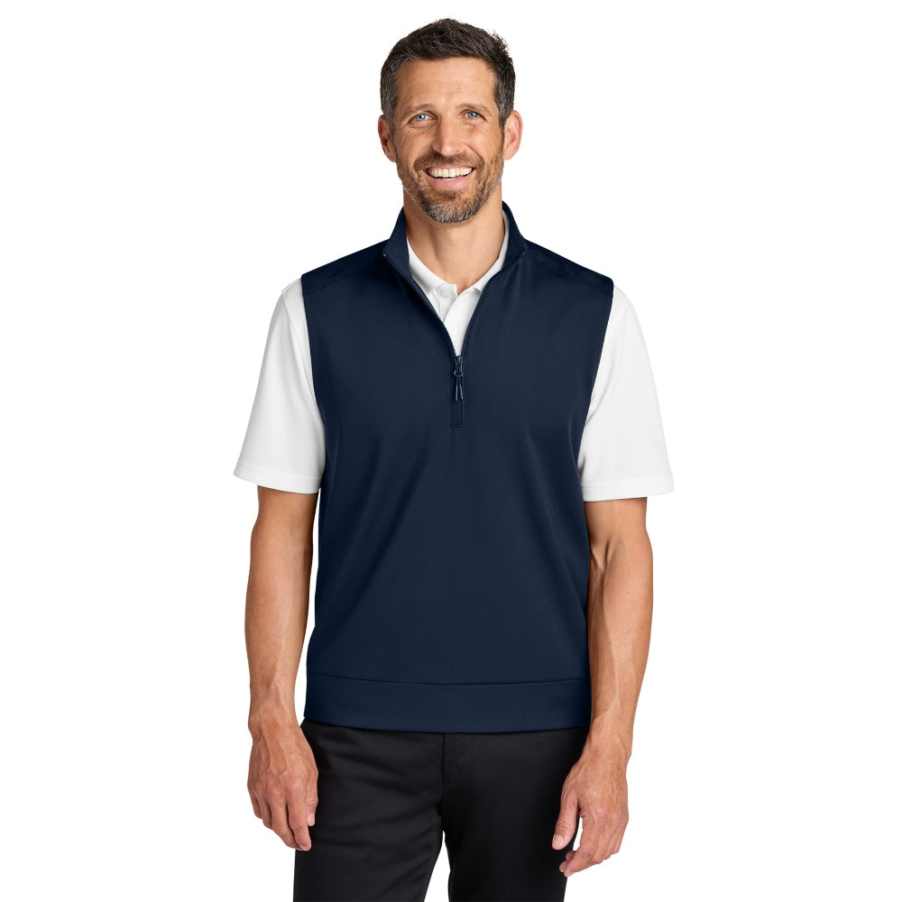 Port Authority® C-FREE® Double Knit 1/4-Zip Vest - True Navy