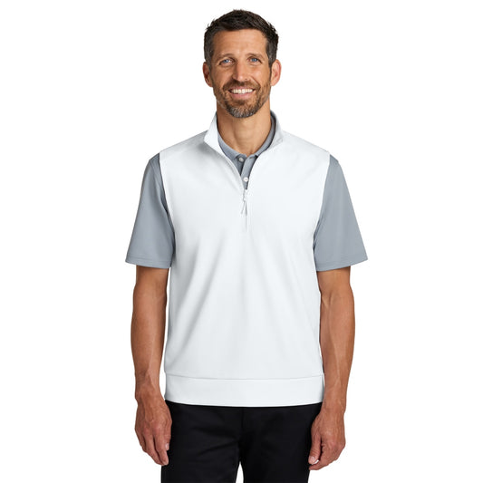 Port Authority® C-FREE® Double Knit 1/4-Zip Vest - White