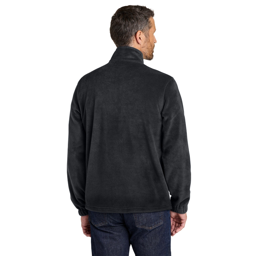 Port Authority® Plush Fleece Full-Zip Jacket - Black