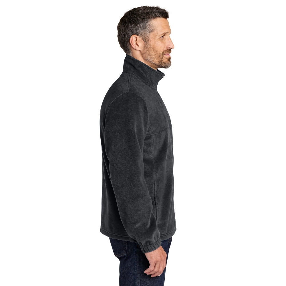 Port Authority® Plush Fleece Full-Zip Jacket - Black