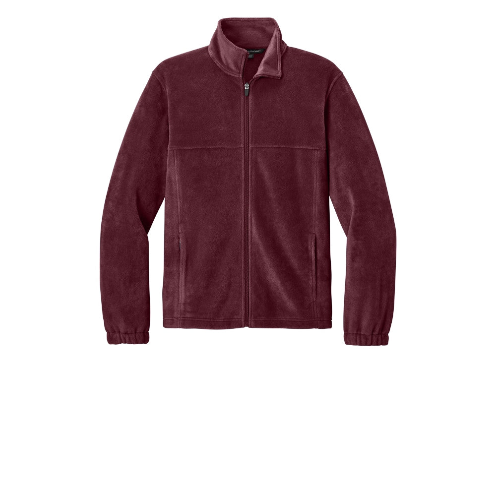 Port Authority® Plush Fleece Full-Zip Jacket - Club Burgundy