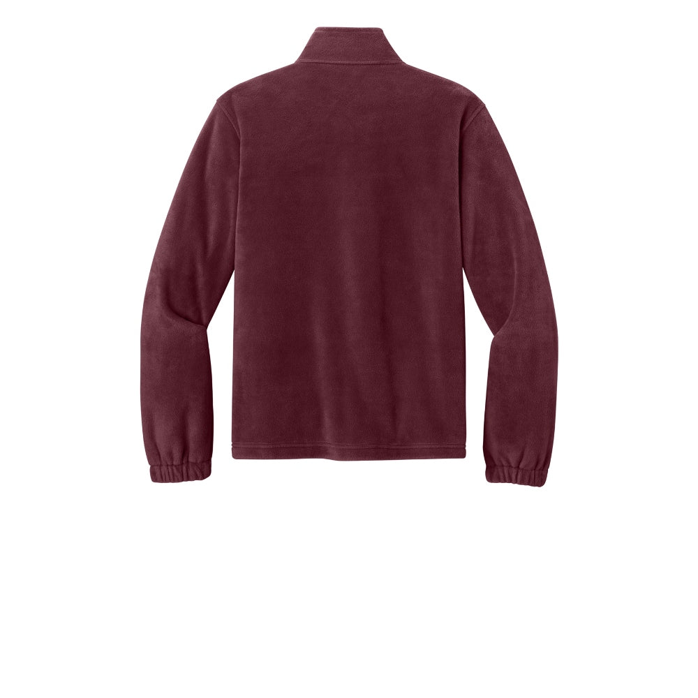 Port Authority® Plush Fleece Full-Zip Jacket - Club Burgundy