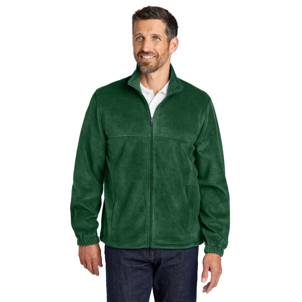 Port Authority® Plush Fleece Full-Zip Jacket - Dark Green
