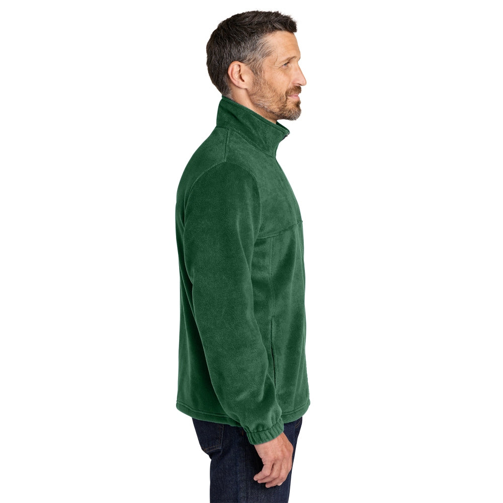 Port Authority® Plush Fleece Full-Zip Jacket - Dark Green