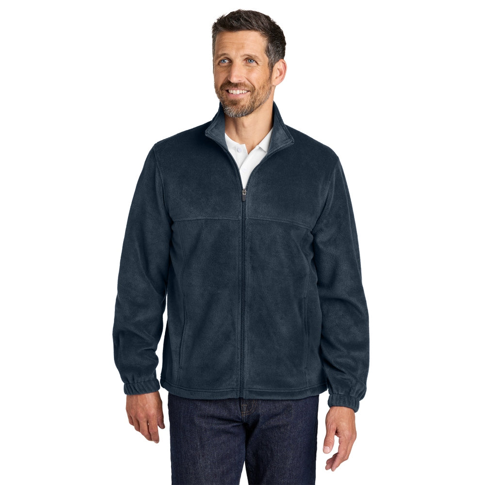 Port Authority® Plush Fleece Full-Zip Jacket - Navy