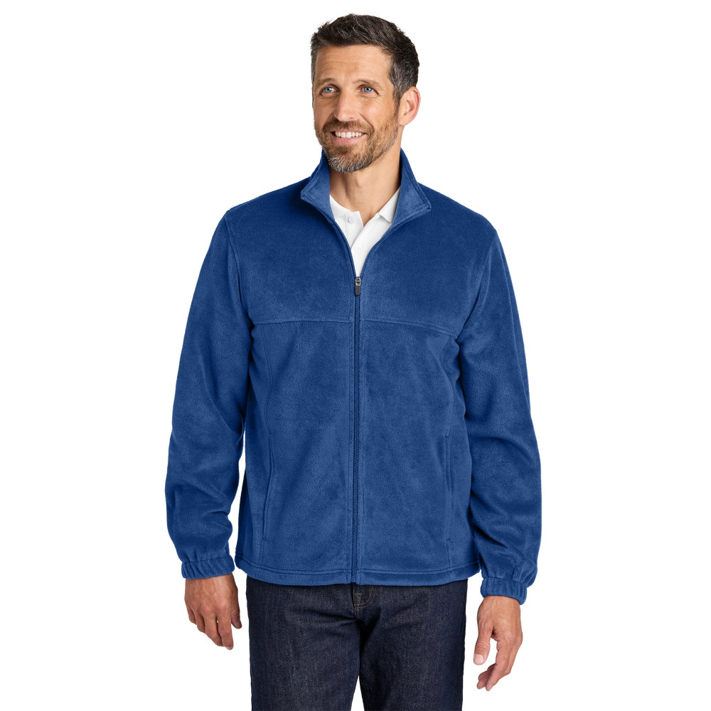 Port Authority® Plush Fleece Full-Zip Jacket - Royal