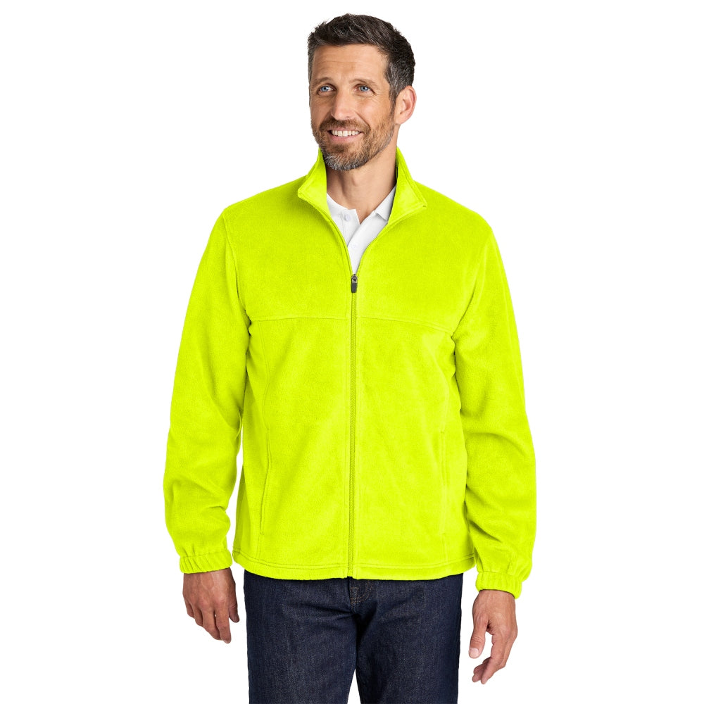 Port Authority® Plush Fleece Full-Zip Jacket - Safety Yellow