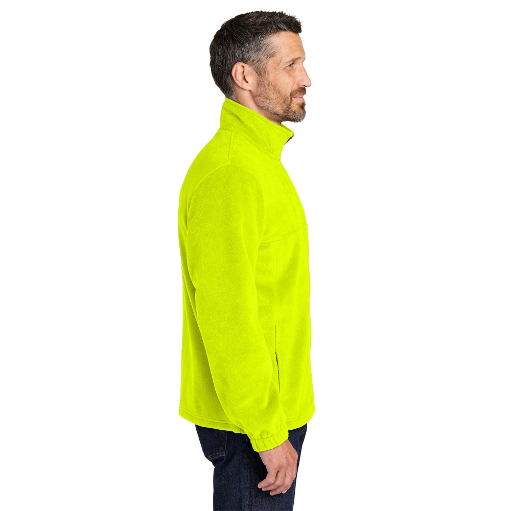 Port Authority® Plush Fleece Full-Zip Jacket - Safety Yellow
