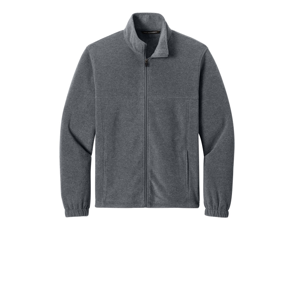 Port Authority® Plush Fleece Full-Zip Jacket - Storm Grey Heather