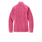 Port Authority® Women’s Plush Fleece Full-Zip Jacket - Awareness Pink