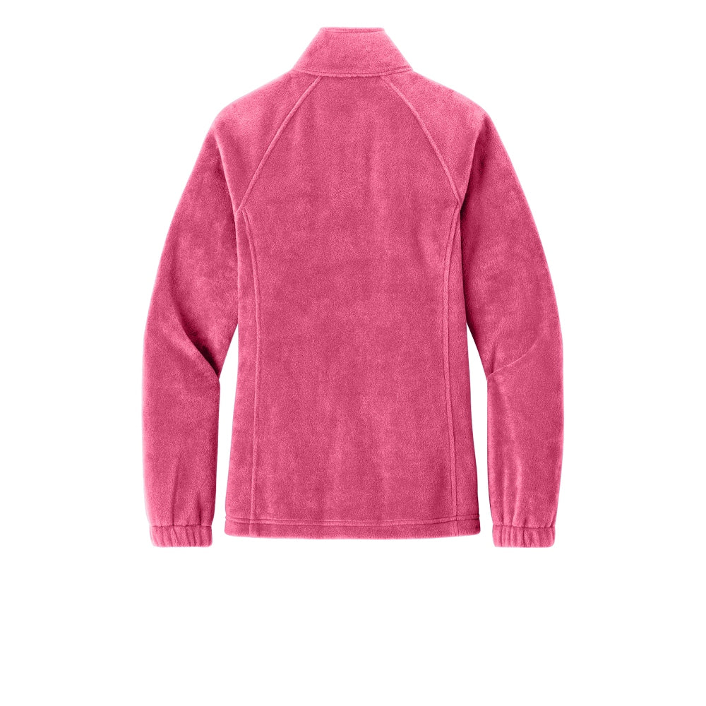 Port Authority® Women’s Plush Fleece Full-Zip Jacket - Awareness Pink