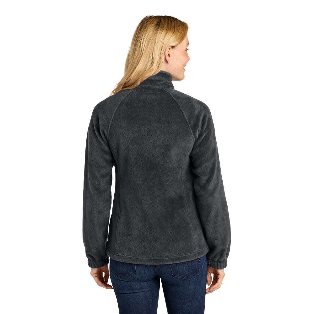 Port Authority® Women’s Plush Fleece Full-Zip Jacket - Black