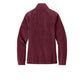 Port Authority® Women’s Plush Fleece Full-Zip Jacket - Club Burgundy