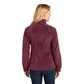 Port Authority® Women’s Plush Fleece Full-Zip Jacket - Club Burgundy