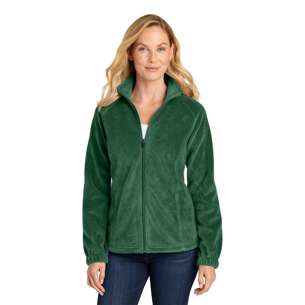 Port Authority® Women’s Plush Fleece Full-Zip Jacket - Dark Green