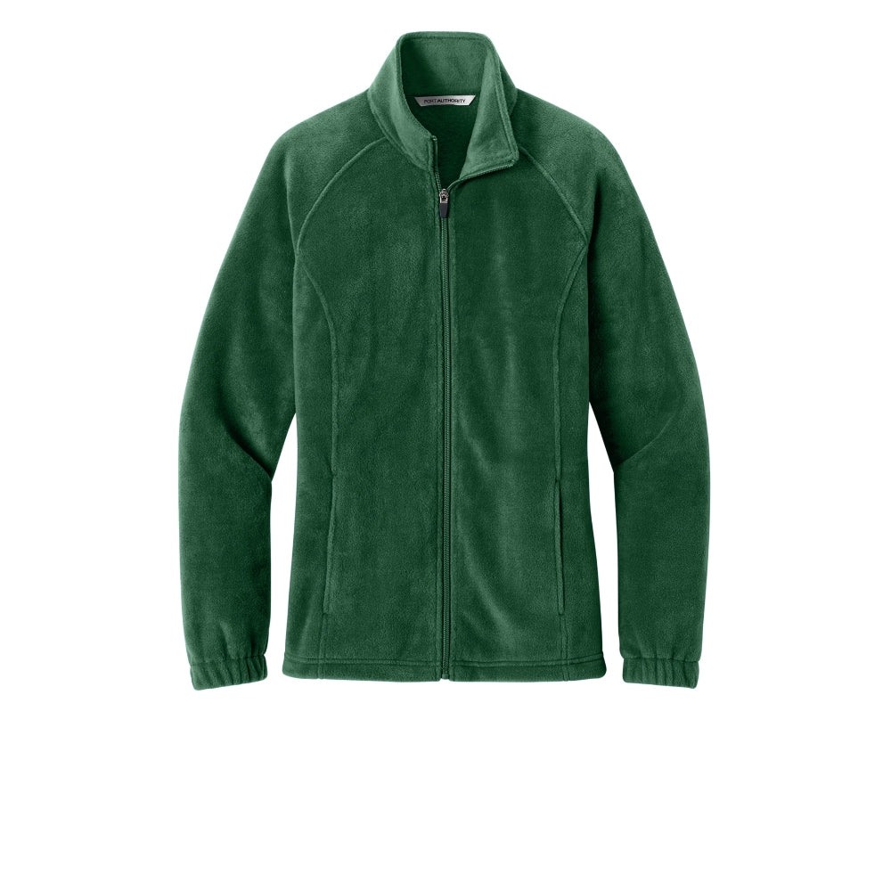 Port Authority® Women’s Plush Fleece Full-Zip Jacket - Dark Green