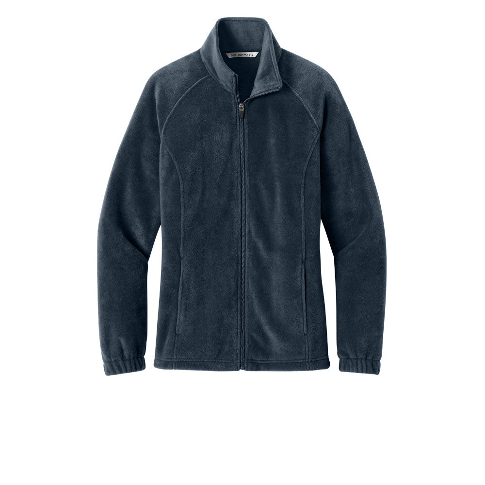 Port Authority® Women’s Plush Fleece Full-Zip Jacket - Night Navy