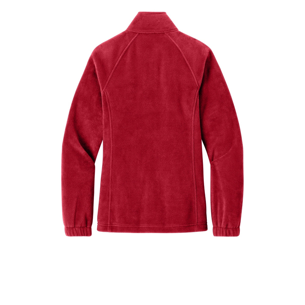Port Authority® Women’s Plush Fleece Full-Zip Jacket - Rich Red