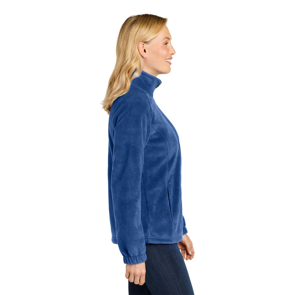 Port Authority® Women’s Plush Fleece Full-Zip Jacket - Royal