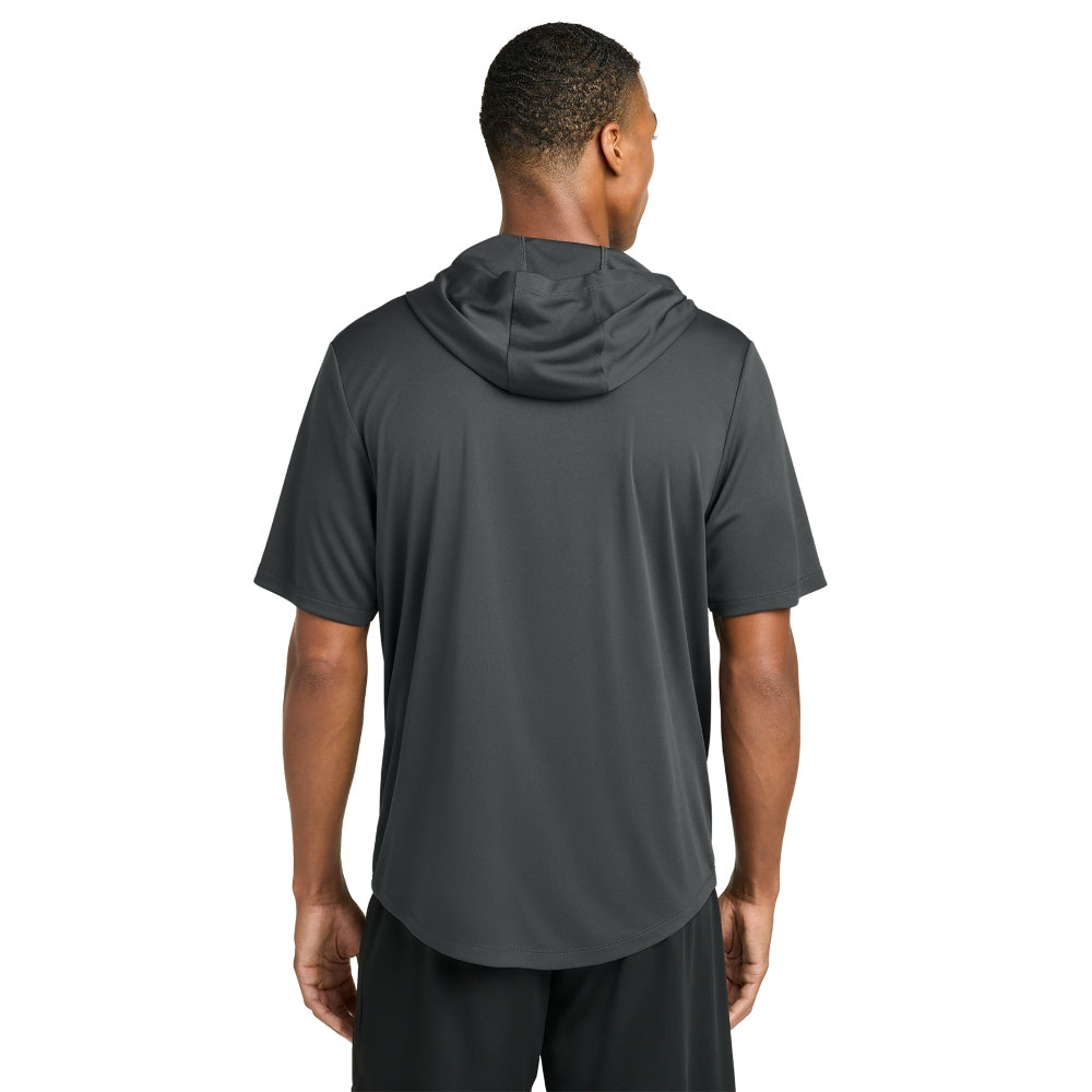 Sport-Tek® Club Short Sleeve Hoodie - Iron Grey