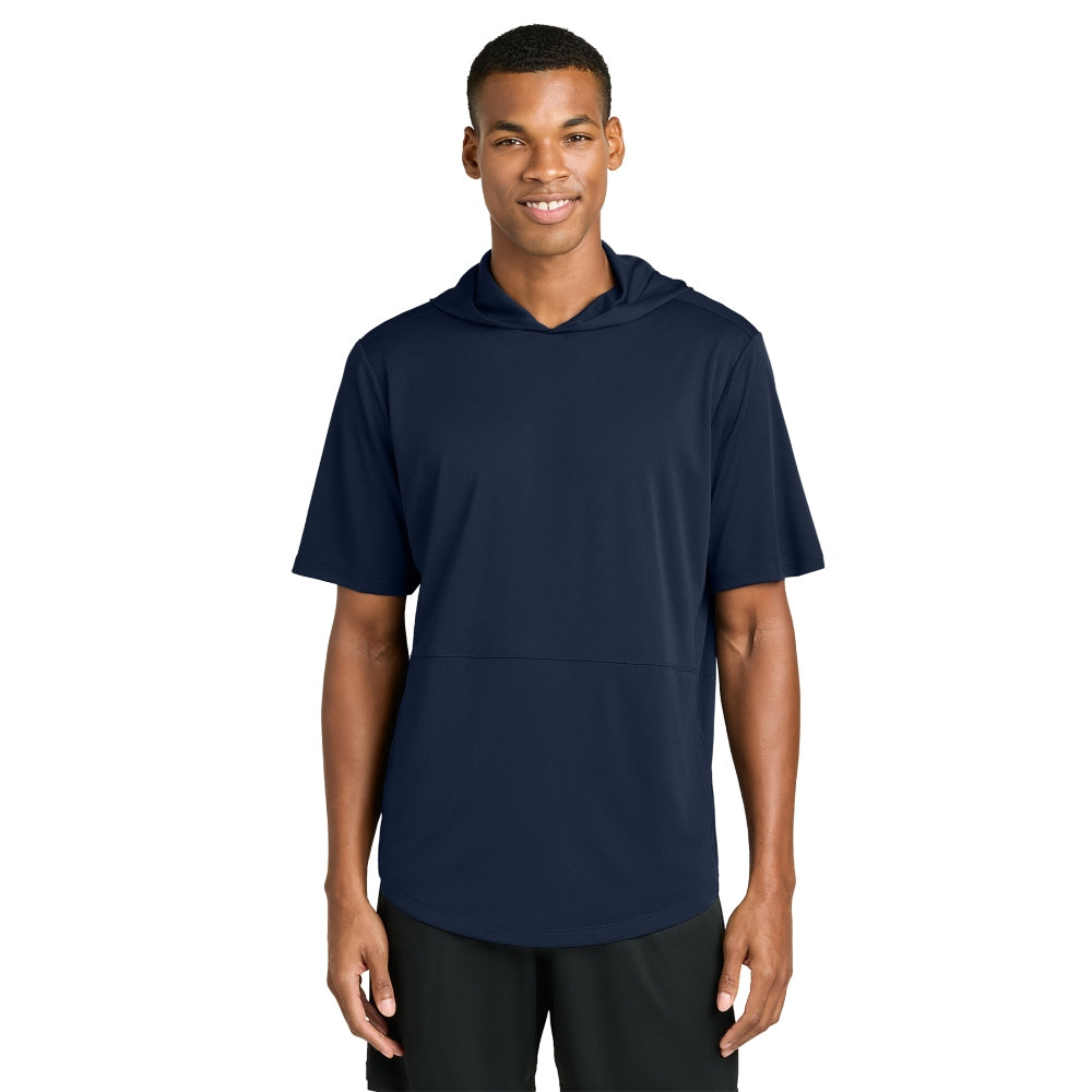 Sport-Tek® Club Short Sleeve Hoodie - True Navy