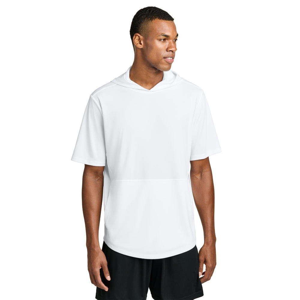 Sport-Tek® Club Short Sleeve Hoodie - White