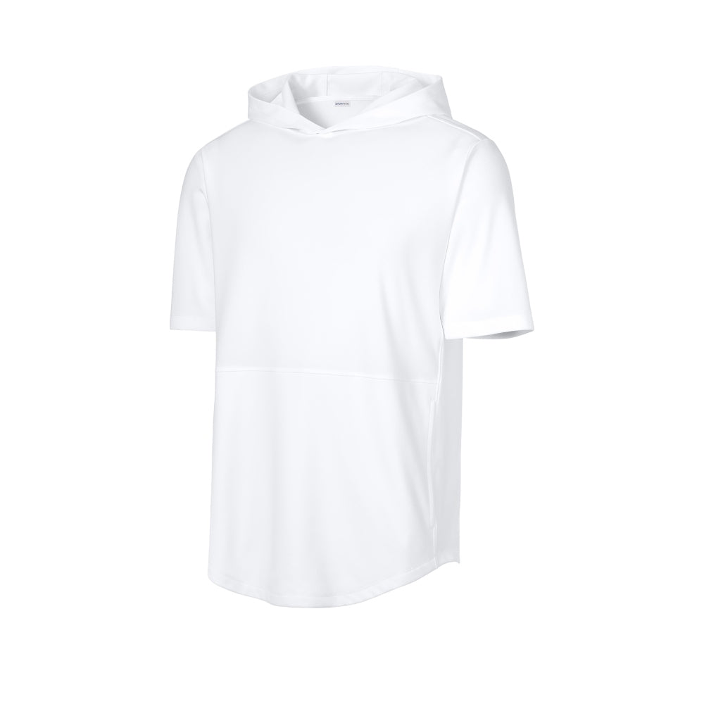 Sport-Tek® Club Short Sleeve Hoodie - White