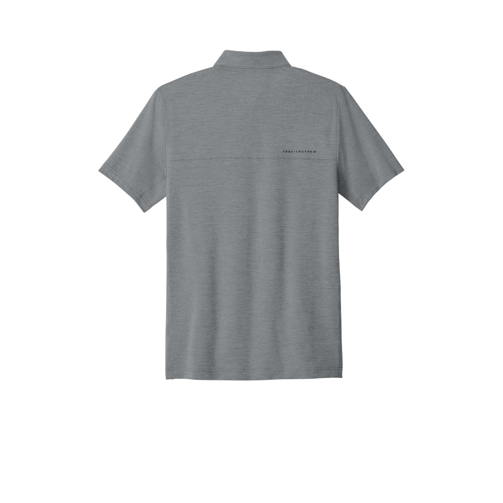 TravisMathew Onward Polo - Quiet Shade Grey Heather