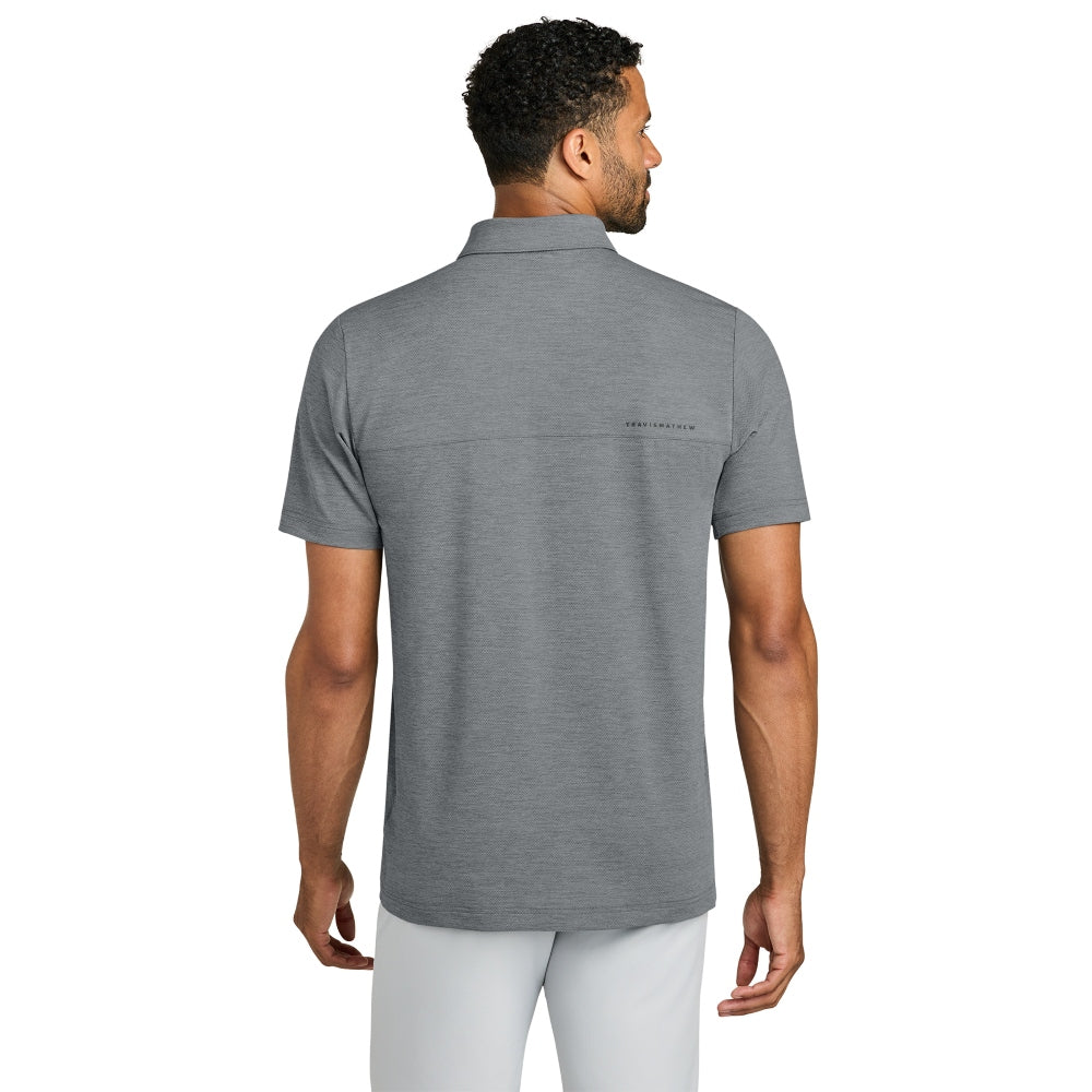 TravisMathew Onward Polo - Quiet Shade Grey Heather