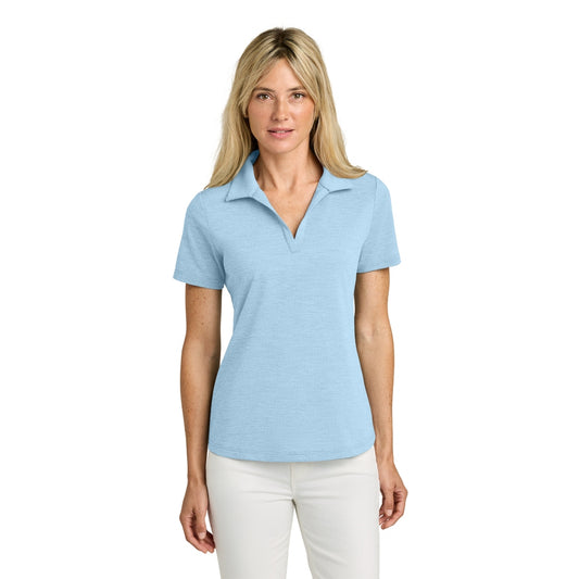 TravisMathew Women’s Onward Polo - Airy Blue Heather