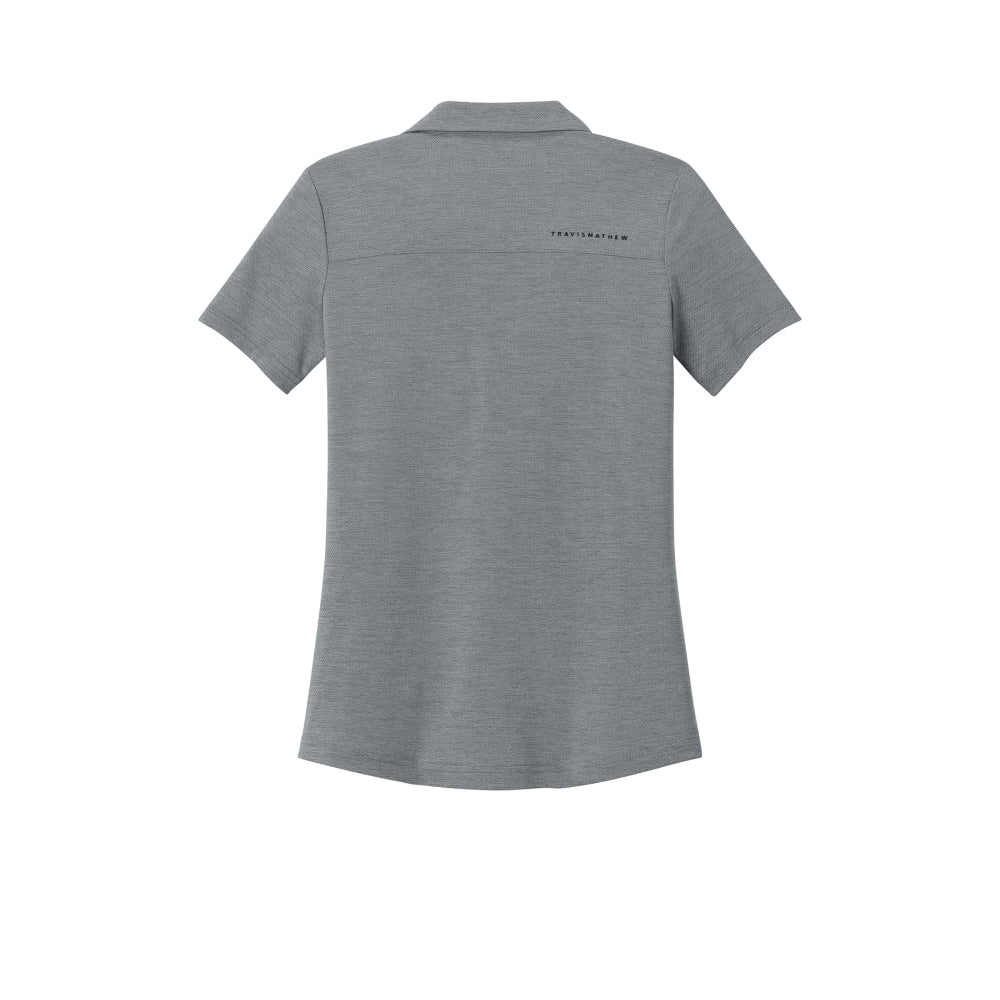 TravisMathew Women’s Onward Polo - Quiet Shade Grey Heather