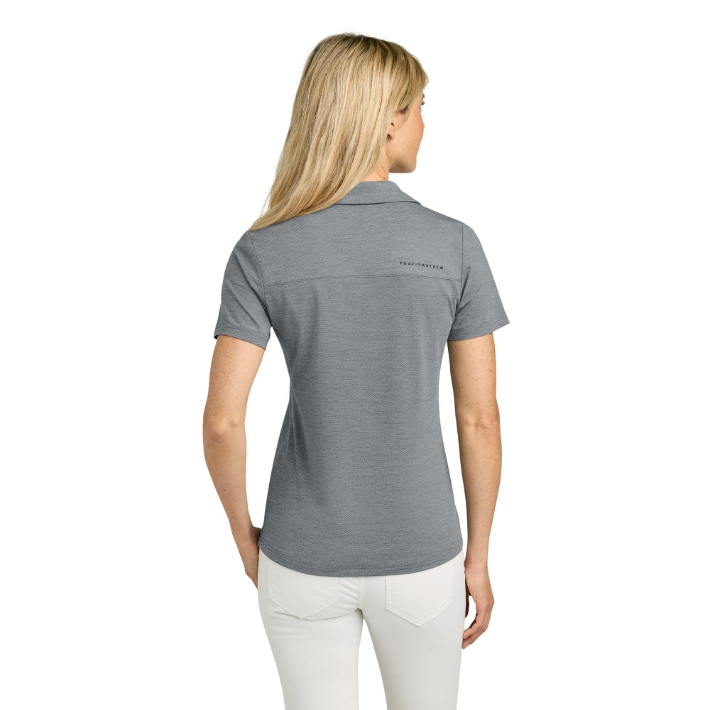 TravisMathew Women’s Onward Polo - Quiet Shade Grey Heather