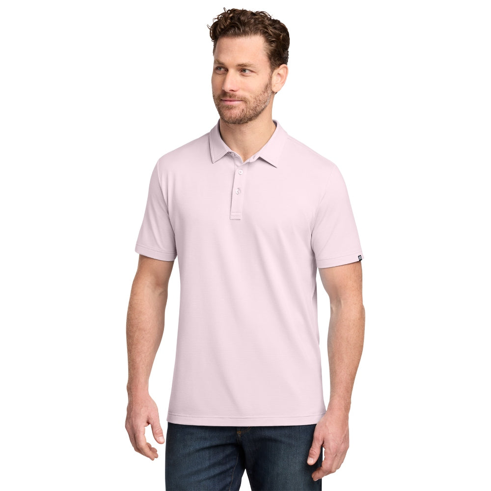 TravisMathew Crestview Polo - Stone Pink