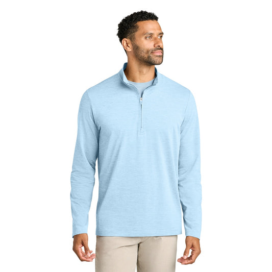 TravisMathew Onward 1/4-Zip - Air Blue Heather