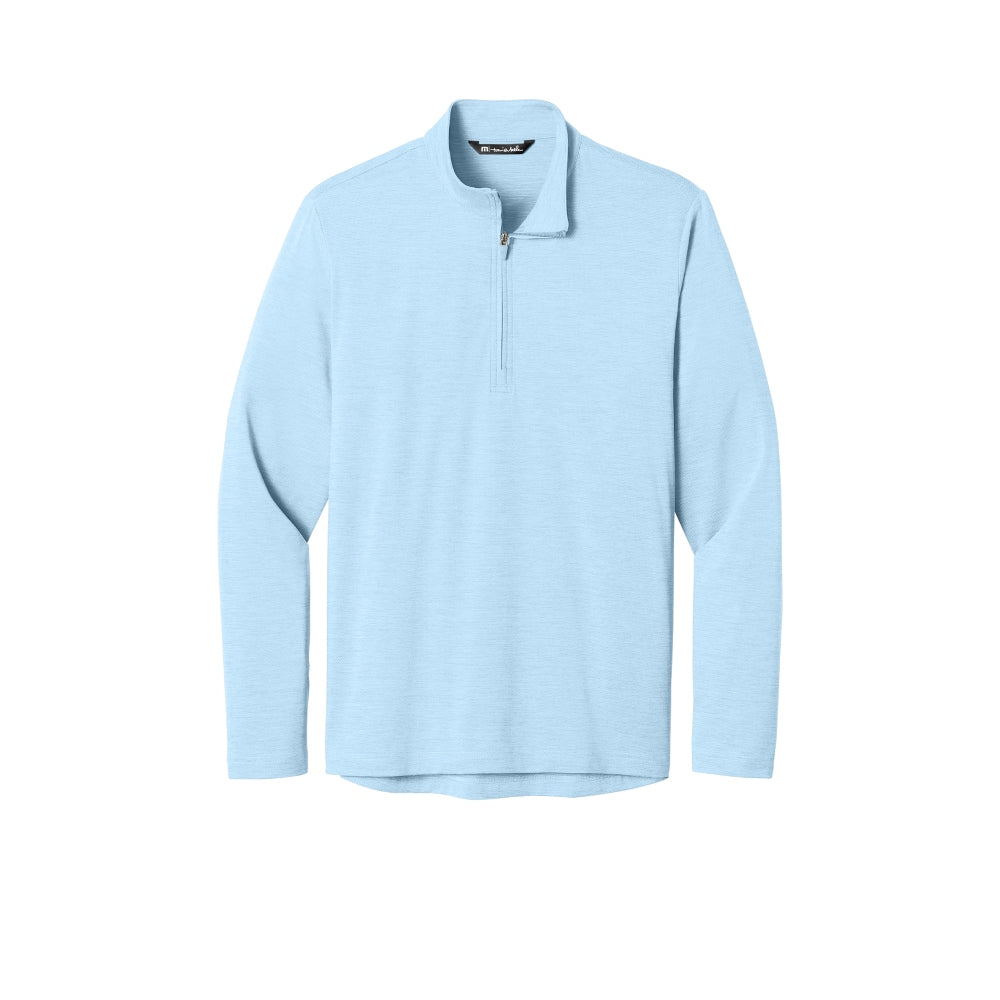 TravisMathew Onward 1/4-Zip - Air Blue Heather