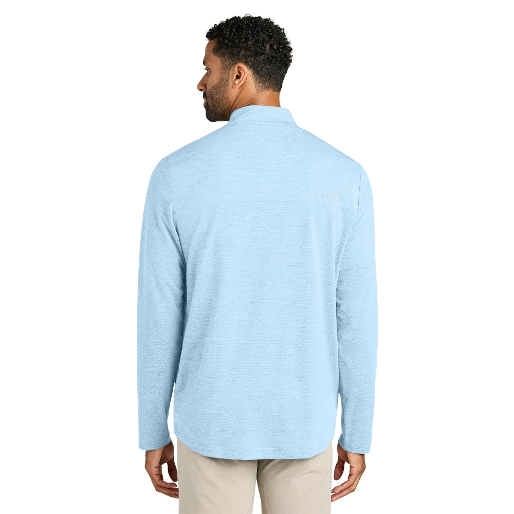 TravisMathew Onward 1/4-Zip - Air Blue Heather