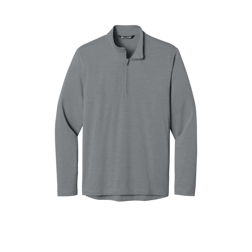 TravisMathew Onward 1/4-Zip - Quiet Shade Grey Heather