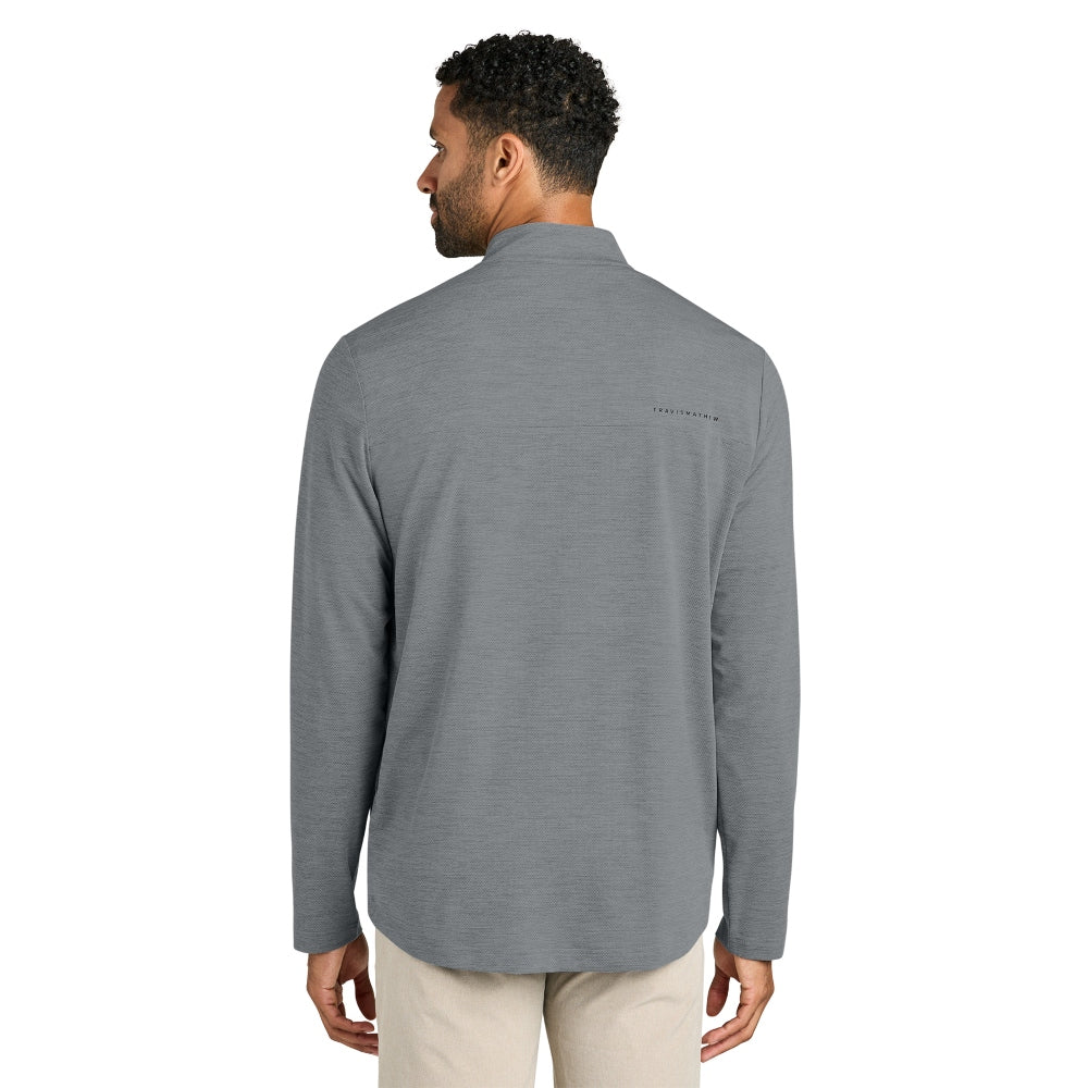 TravisMathew Onward 1/4-Zip - Quiet Shade Grey Heather