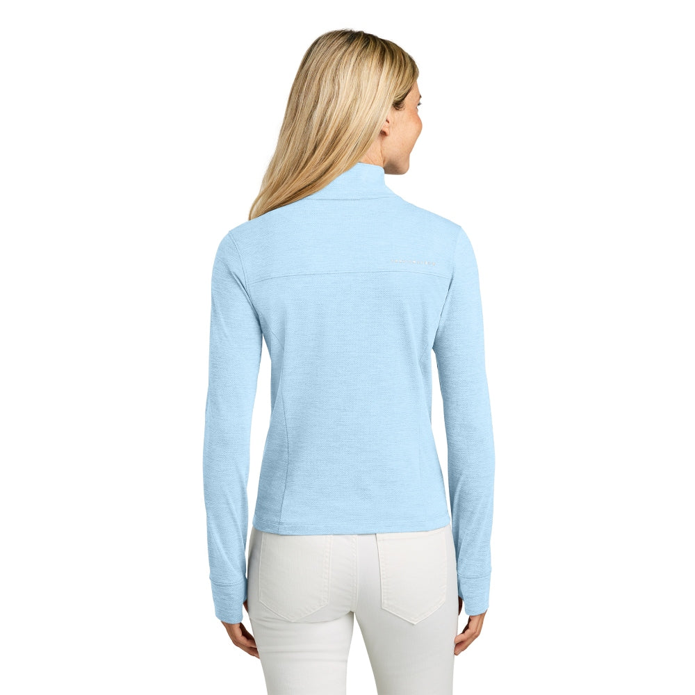 TravisMathew Women’s Onward 1/2-Zip - Airy Blue Heather