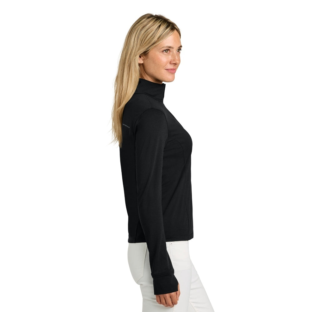 TravisMathew Women’s Onward 1/2-Zip - Black