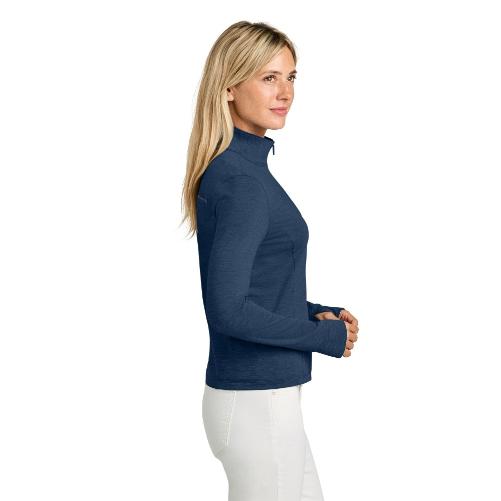 TravisMathew Women’s Onward 1/2-Zip - Navy Heather