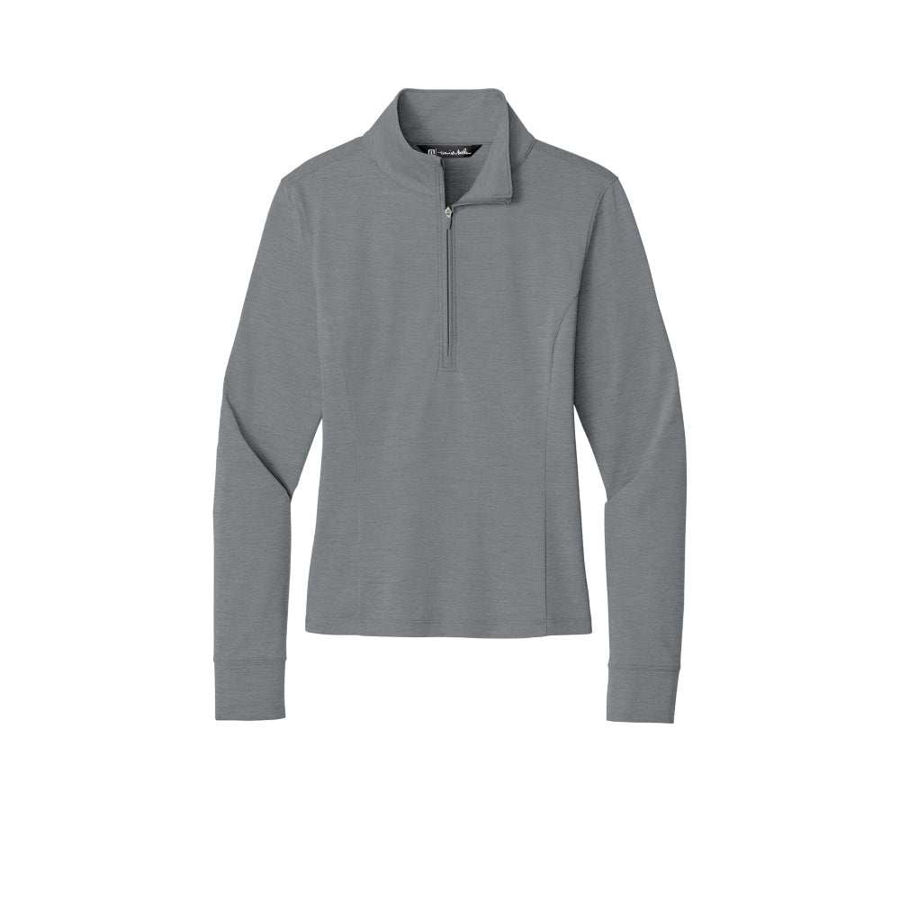 TravisMathew Women’s Onward 1/2-Zip - Quiet Shade Grey Heather