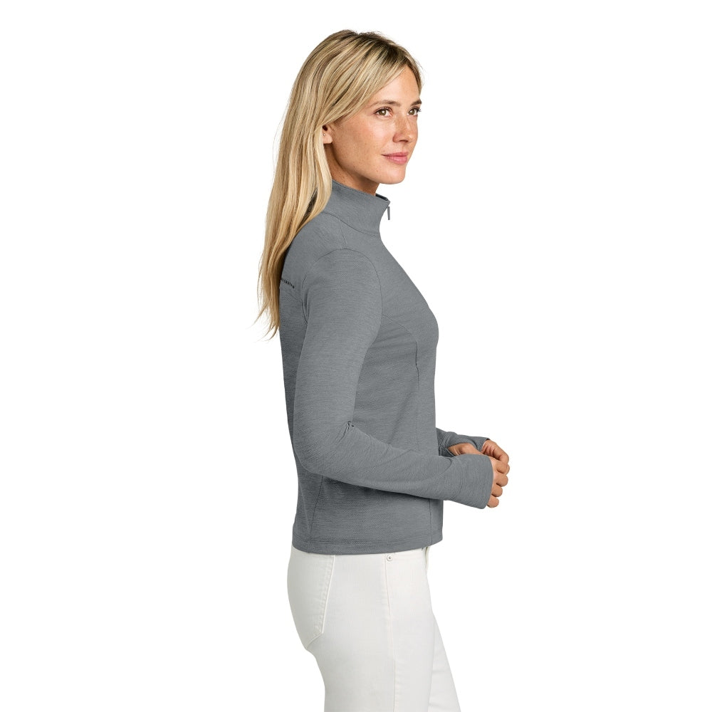 TravisMathew Women’s Onward 1/2-Zip - Quiet Shade Grey Heather