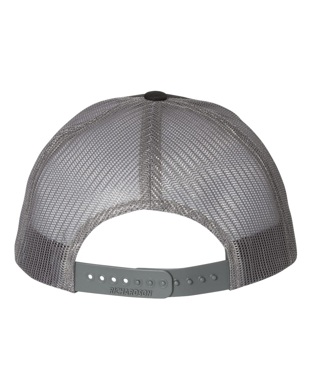 Richardson 115 Low Profile Trucker Cap - Black/Charcoal