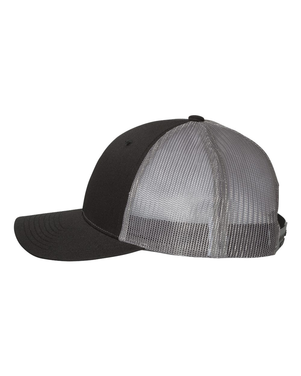Richardson 115 Low Profile Trucker Cap - Black/Charcoal
