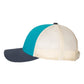 Richardson 115 Low Profile Trucker Cap - Blue Teal/Birch/Navy