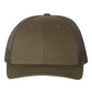 Richardson 115 Low Profile Trucker Cap - Chocolate Chip/Grey
