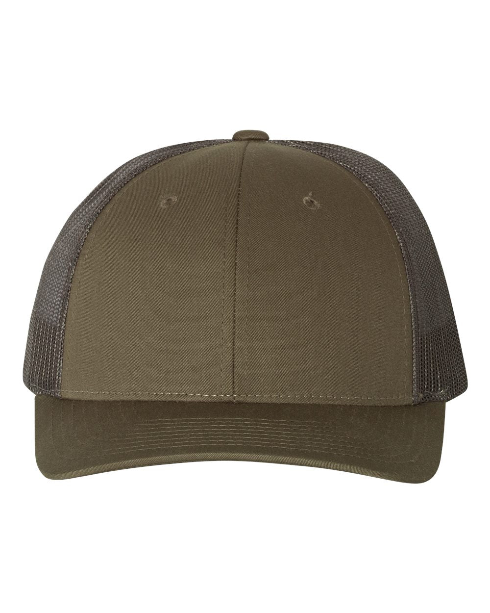 Richardson 115 Low Profile Trucker Cap - Chocolate Chip/Grey
