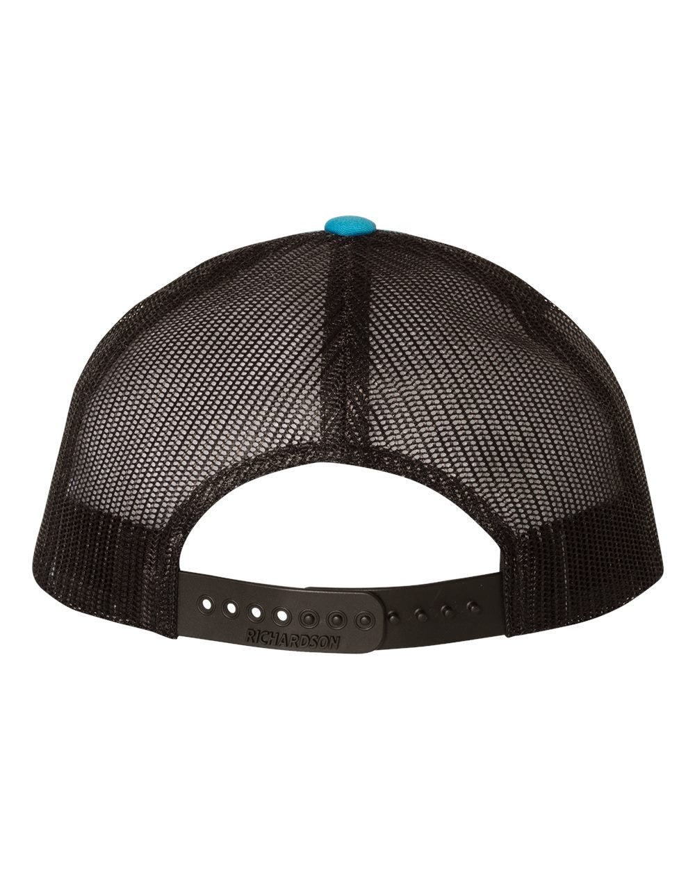 Richardson 115 Low Profile Trucker Cap - Cyan/Black